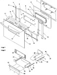 Diagram for 05 - Oven Door And Storage Door