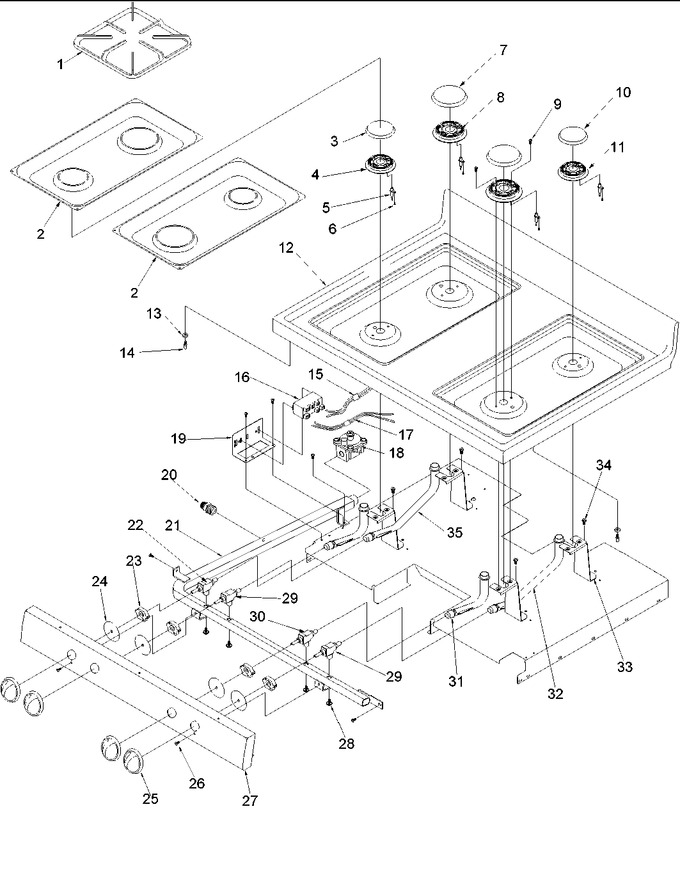 Diagram for ARG7600LL (BOM: P1143354NLL)