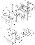 Diagram for 06 - Oven Door & Storage Drawer