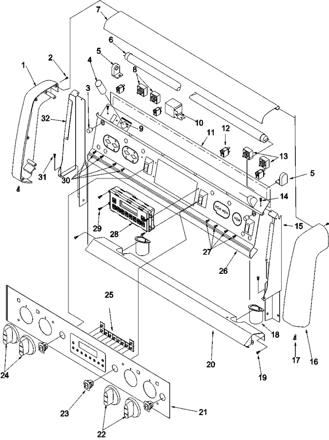 Diagram for ARH6710WW (BOM: P1143419NWW)