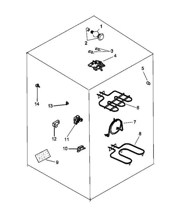 Diagram for ARHC7700E (BOM: P1142638N E)