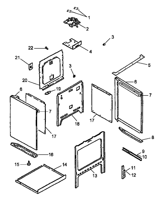 Diagram for ARHC7700LL (BOM: P1142683NLL)