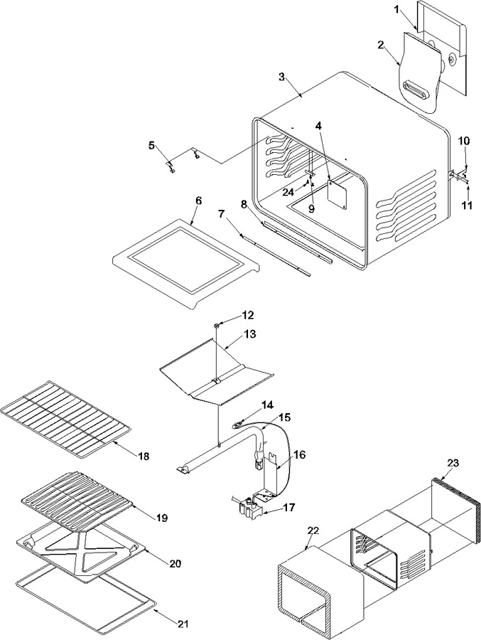 Diagram for ARO3100W (BOM: P1143358N W)