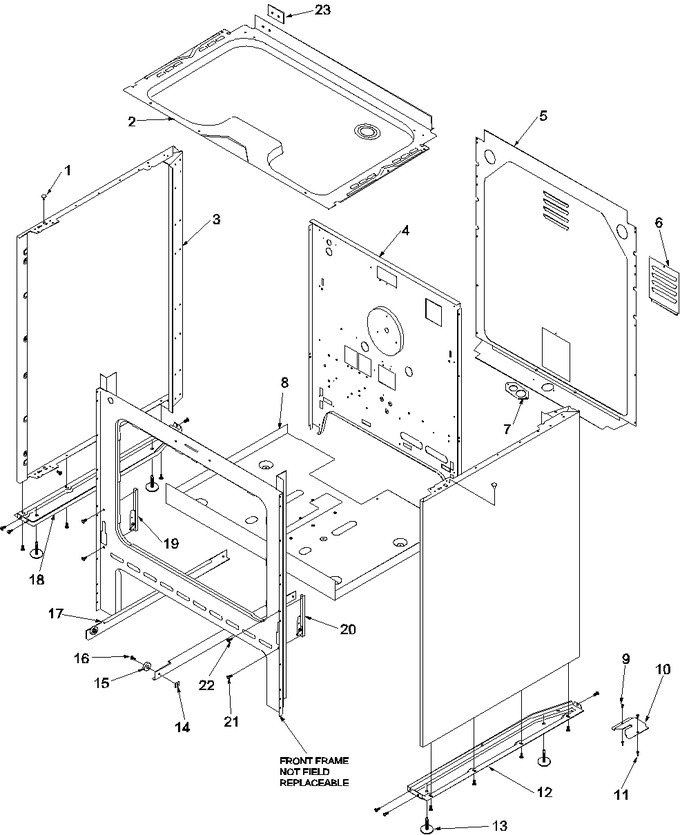 Diagram for ARR3601WW (BOM: P1143637NWW)