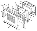 Diagram for 05 - Oven Door Assy