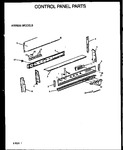 Diagram for 03 - Control Panel Parts