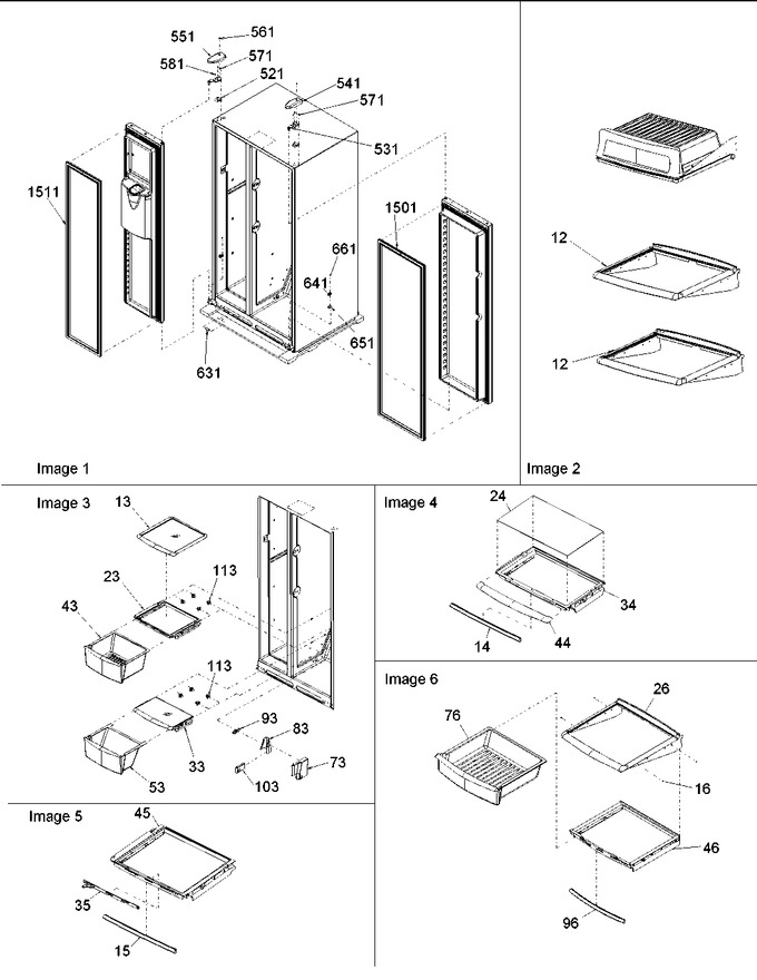 Diagram for ARS2464BW (BOM: PARS2464BW0)