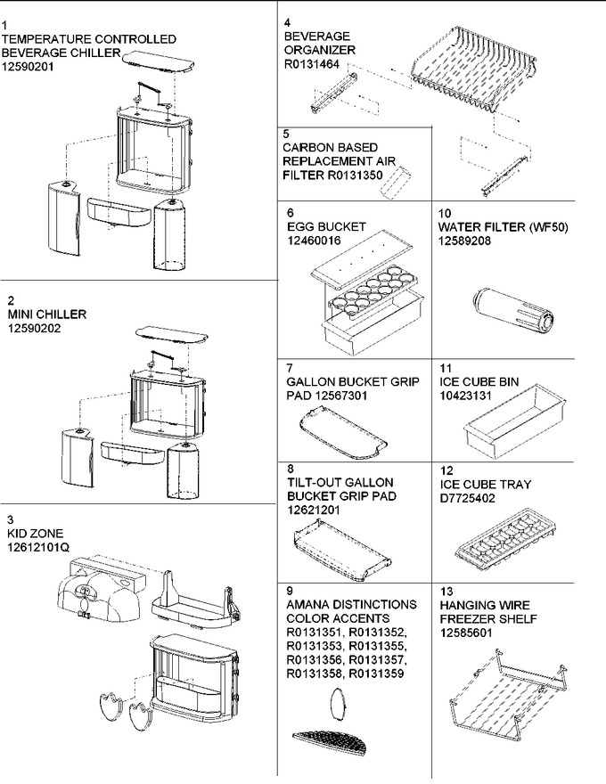 Diagram for ARS2664BS (BOM: PARS2664BS0)