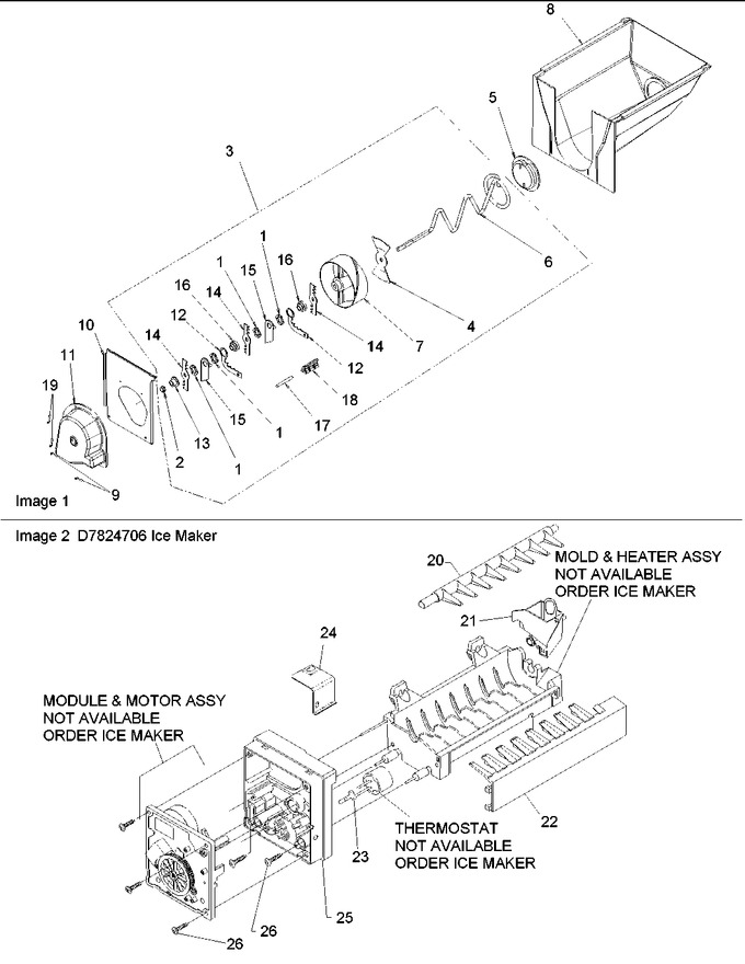 Diagram for ARS2667BW (BOM: PARS2667BW0)