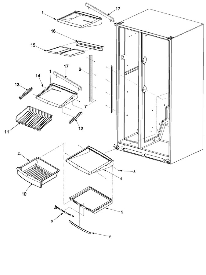 Diagram for ARSE665BS (BOM: PARSE665BS1)