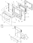 Diagram for 04 - Oven Door And Storage Door