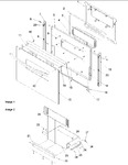 Diagram for 04 - Oven Door And Storage Drawer