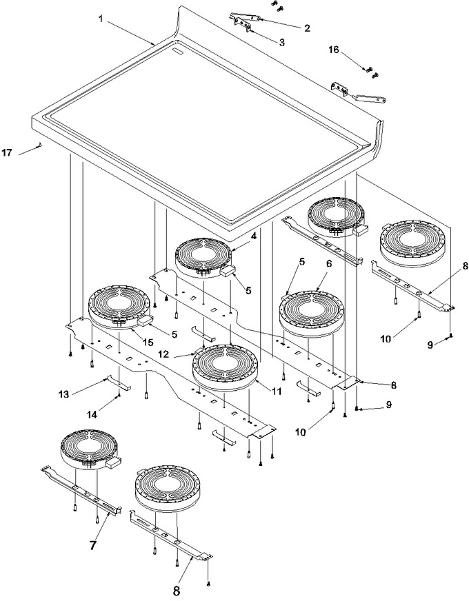 Diagram for ARTC8600WW (BOM: P1143472NWW)