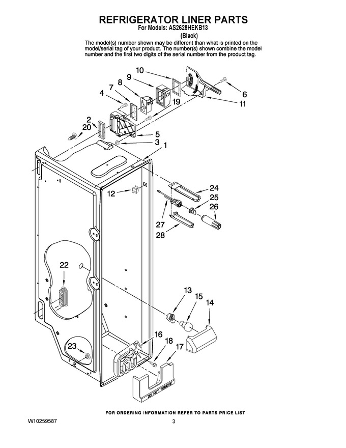 Diagram for AS2628HEKB13