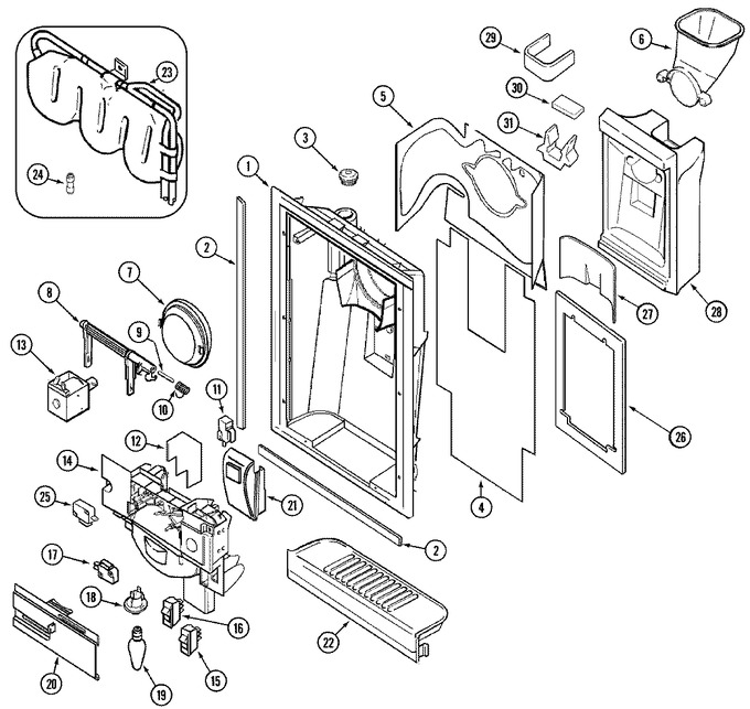 Diagram for MSD2343ARW