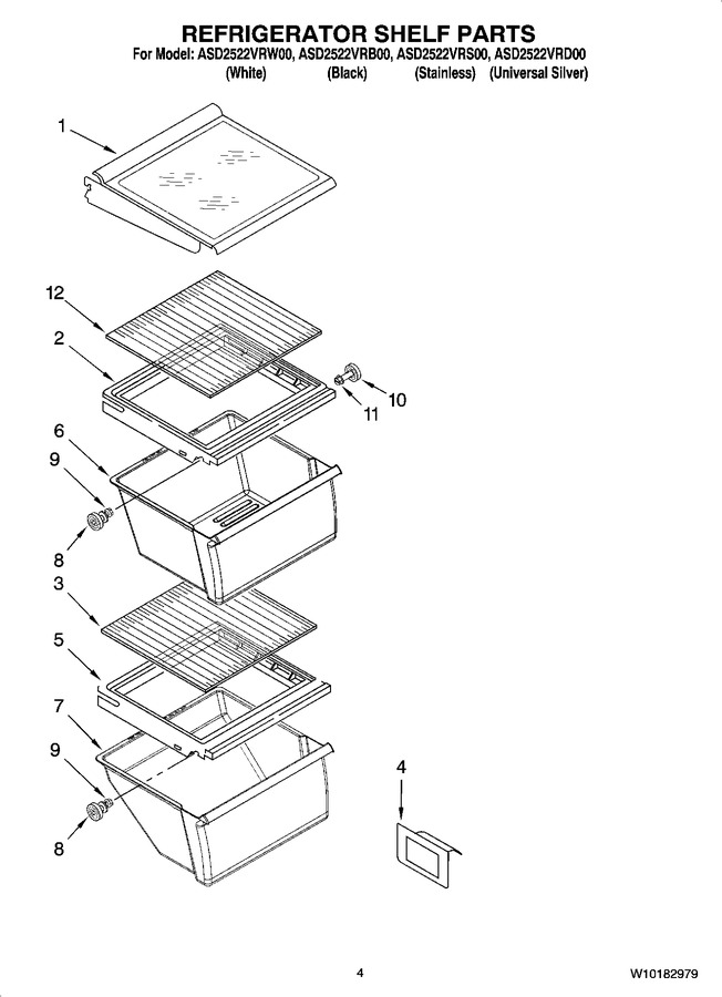 Diagram for ASD2522VRD00