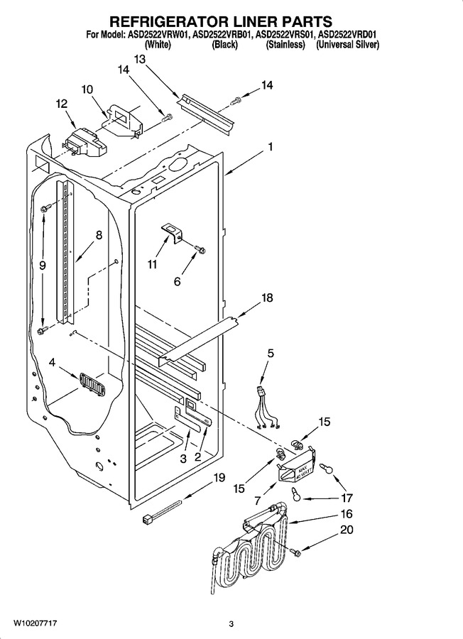 Diagram for ASD2522VRB01