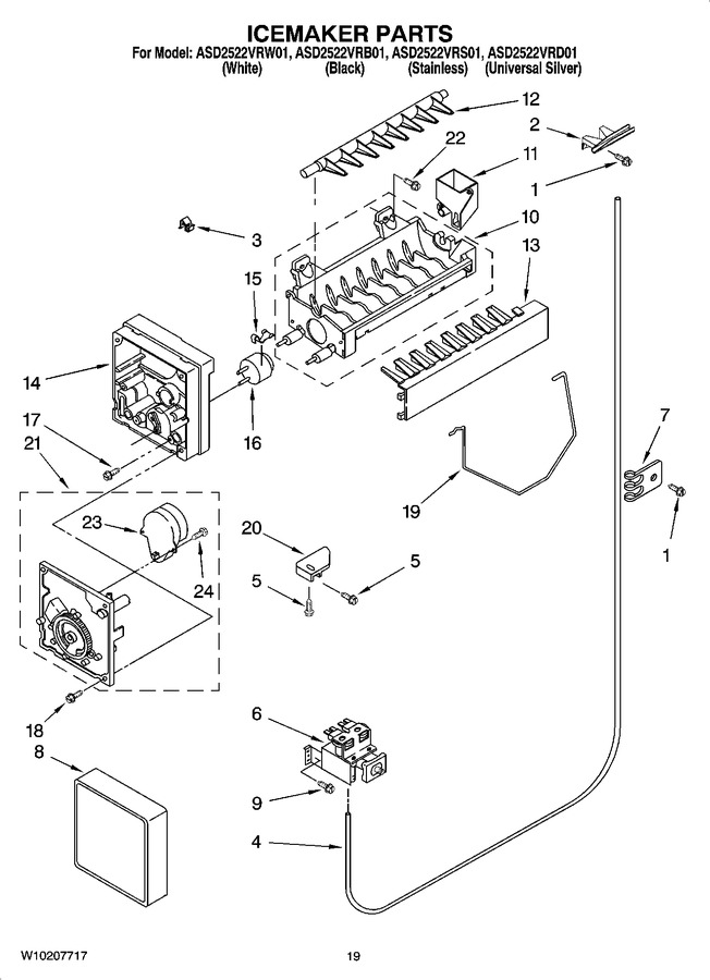 Diagram for ASD2522VRB01