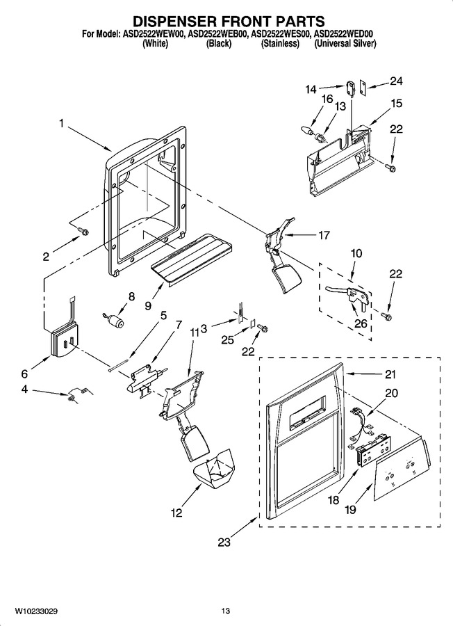 Diagram for ASD2522WEB00