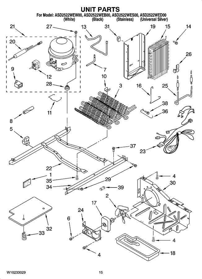 Diagram for ASD2522WEB00