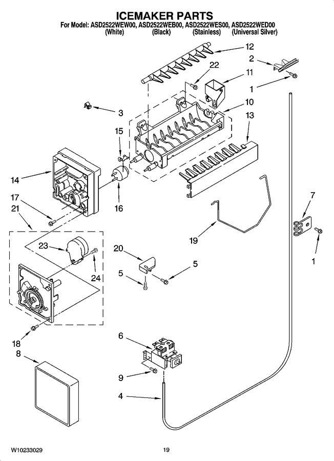 Diagram for ASD2522WEB00