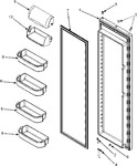 Diagram for 16 - Refrigerator Door Series 50+