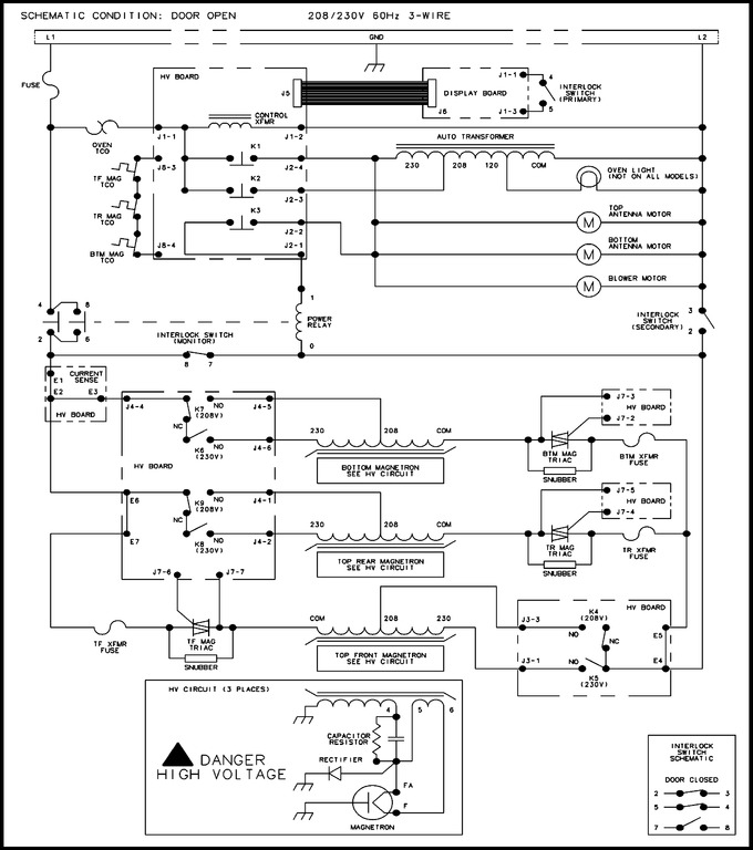 Diagram for KFC2 (BOM P1330113M)