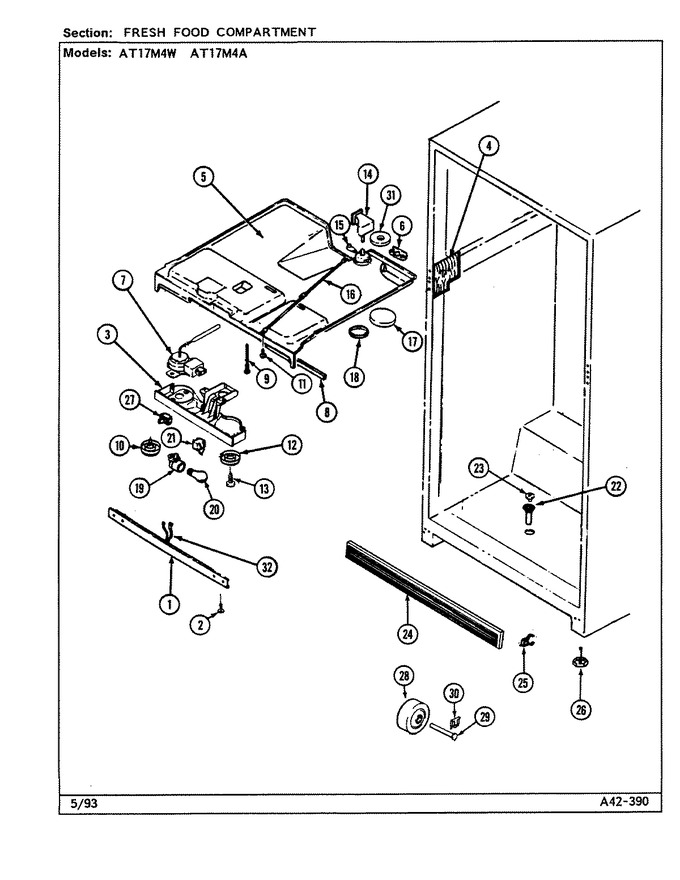 Diagram for AT17M4W (BOM: DA25C)