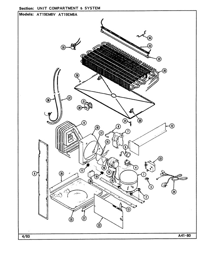 Diagram for AT19EM8V (BOM: DA55A)