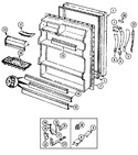 Diagram for 04 - Fresh Food Door