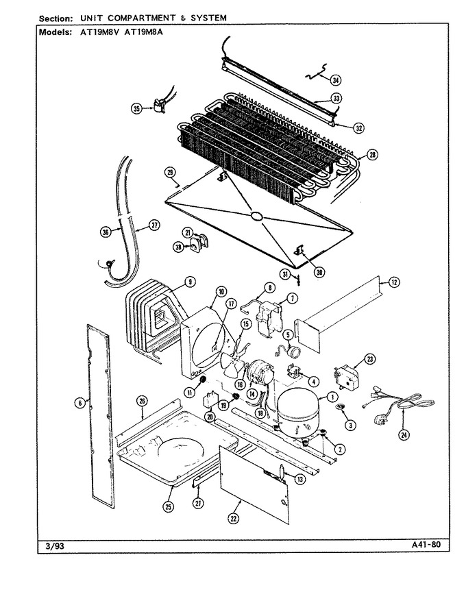 Diagram for AT19M8V (BOM: DE55A)