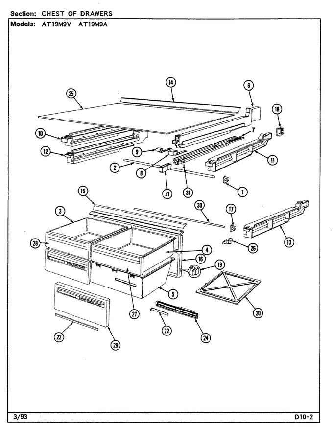 Diagram for AT19M9A (BOM: DE54A)