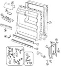 Diagram for 04 - Fresh Food Door