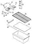 Diagram for 05 - Fresh Food Compartment