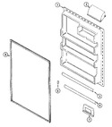 Diagram for 06 - Fresh Food Inner Door