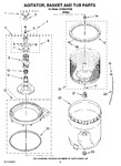 Diagram for 03 - Agitator, Basket And Tub Parts