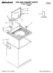 Diagram for 01 - Top And Cabinet Parts