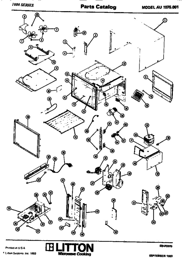 Diagram for AU1075.001 (BOM: AU1075.00 1)