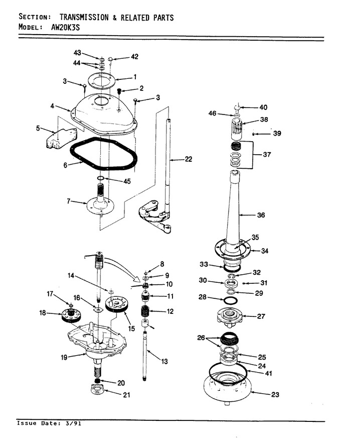 Diagram for AW20K3AS