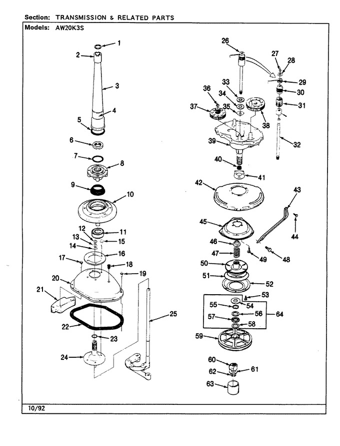 Diagram for AW20K3AS