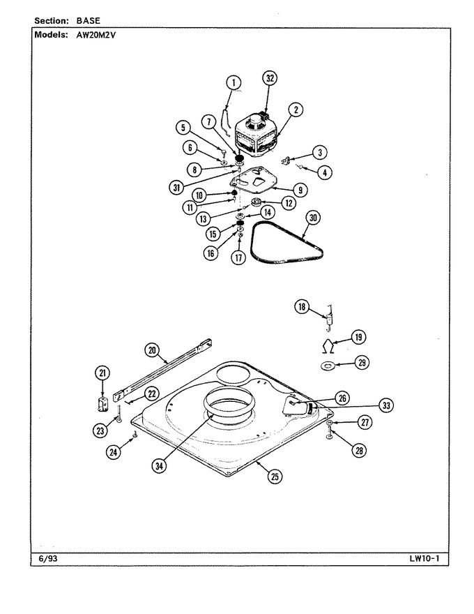 Diagram for AW20M2V