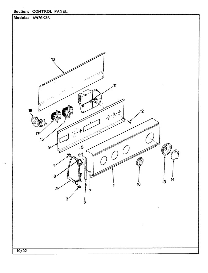 Diagram for AW26K3WS