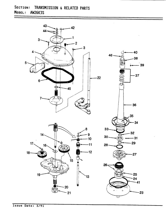 Diagram for AW26K3WS