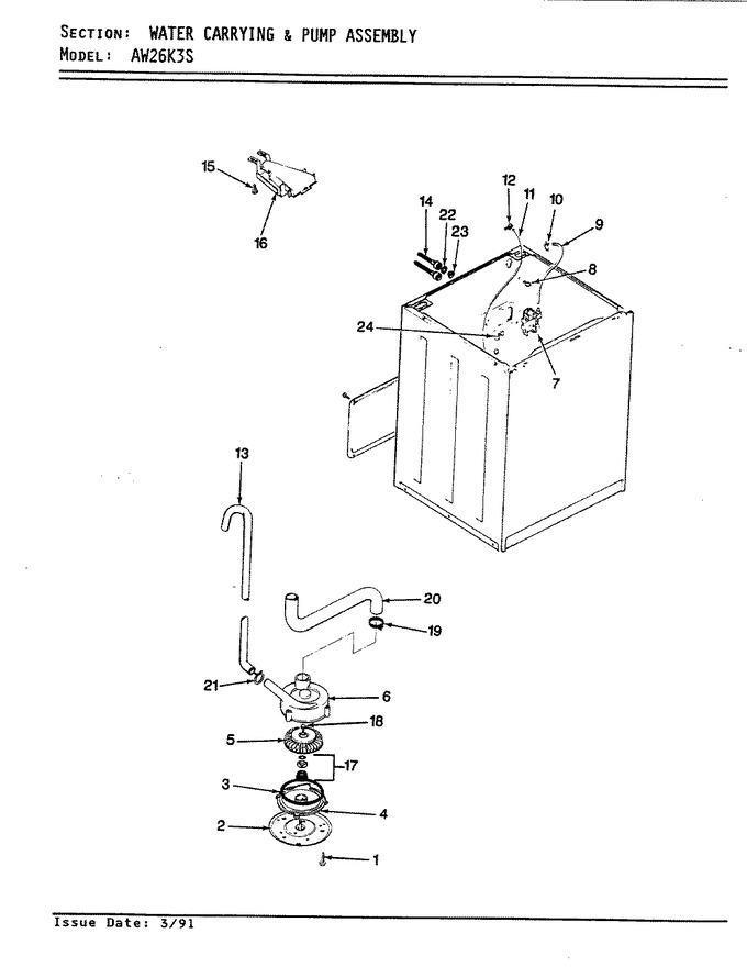 Diagram for AW26K3WS