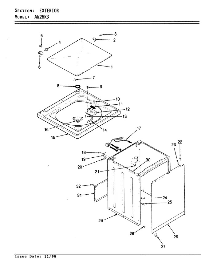 Diagram for AW26K3W