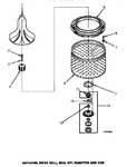 Diagram for 02 - Agitator/drive Bell/seal Kit/tub & Hub