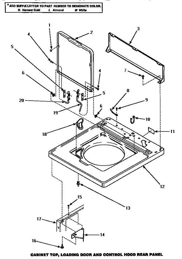 Diagram for AWM270W