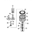 Diagram for 02 - Agitator/drive Bell/seal Kit/tub & Hub