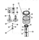 Diagram for 03 - Agitator/drive Bell/seal Kit/tub & Hub