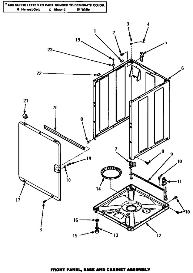 Diagram for AWM373W